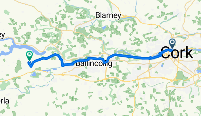 Route from Saint Patrick's Hill