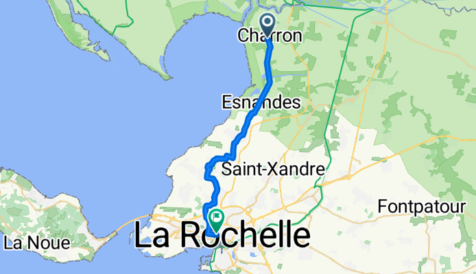 Rue des Écoles, Charron à Chemin des Remparts, La Rochelle