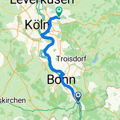Rhein - Tag 5 - Im Frankenkeller, Bonn nach Kampstraße, Köln