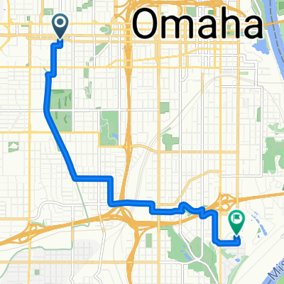Route in Omaha