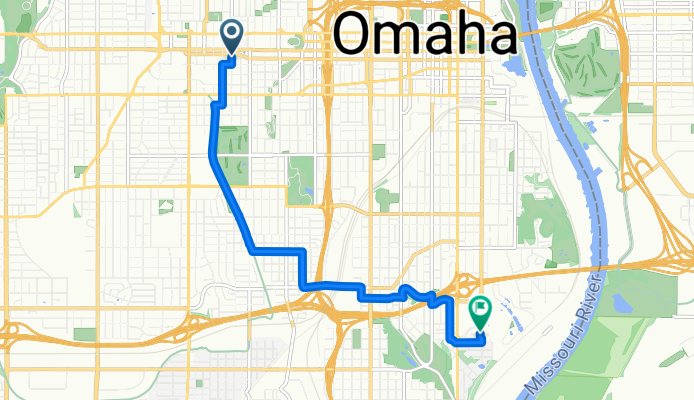 Route in Omaha
