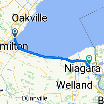 From Burlington to Niagara Falls