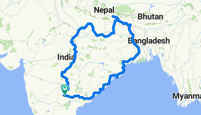 Route in Hyderabad