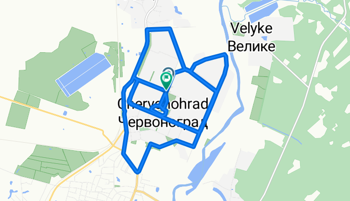 Андрея Шептицького вулиця, Червоноград до Андрея Шептицького вулиця, Червоноград