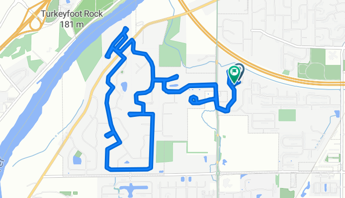 Ridge Lake Court to Ridge Lake Court