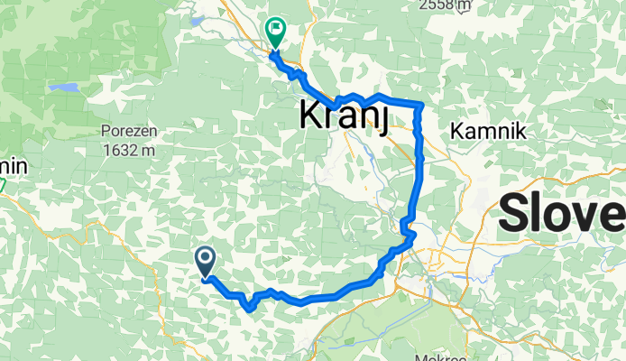 Žiri- Trebija to Brezje D