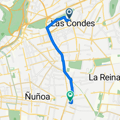 Los Militares, Las Condes a Arrieta Cañas, La Reina