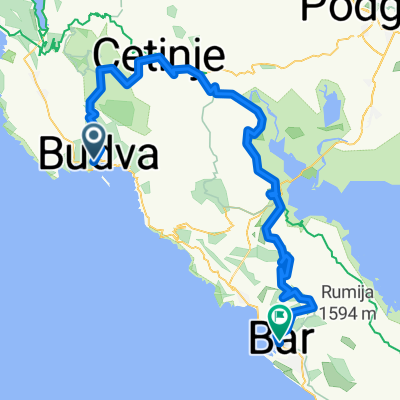 Von Budva bis Bar