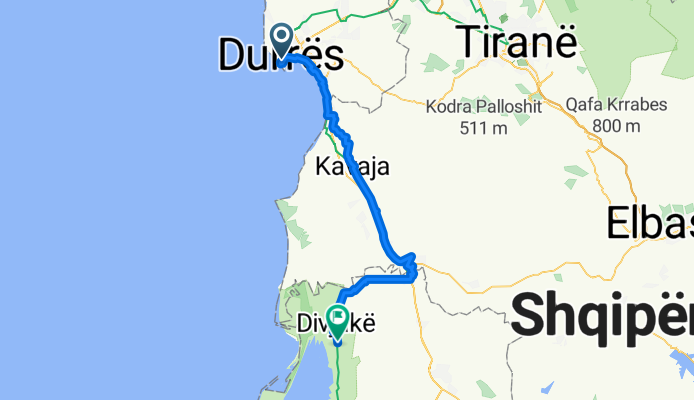 Von Durrës bis Divjakë