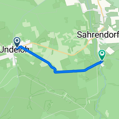 Zur Dorfeiche, Undeloh nach Sudermühler Weg, Egestorf