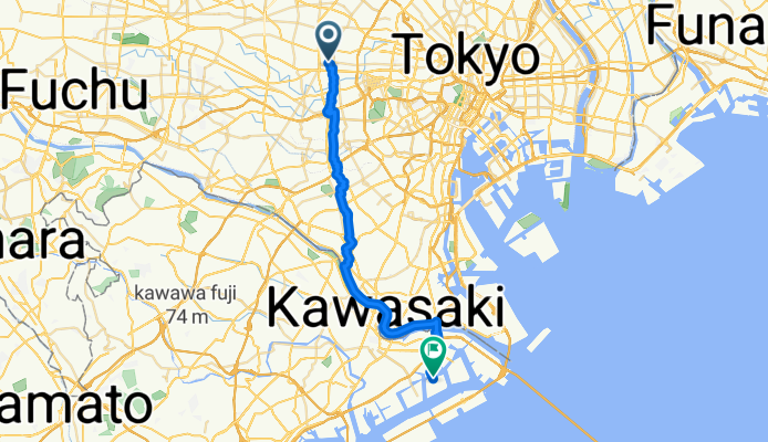 高円寺南５丁目 から東亜石油前