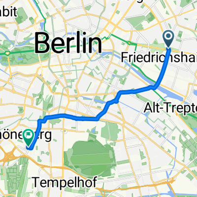 Karl-Marx-Allee, Berlin nach Ella-Barowsky-Straße, Berlin