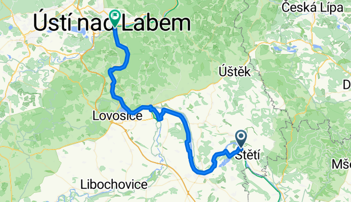 Štětí - Ústí nad Labem