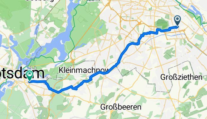 Schierker Straße, Berlin nach Schulstraße, Potsdam