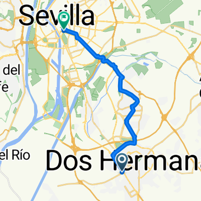 Carretera la Isla K. nach Avenida María Luisa (Teatro Lope de Vega)