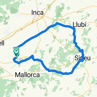 Biniali - Llubi - Sineu - Lloret - Ruberts - Sencelles - Biniali