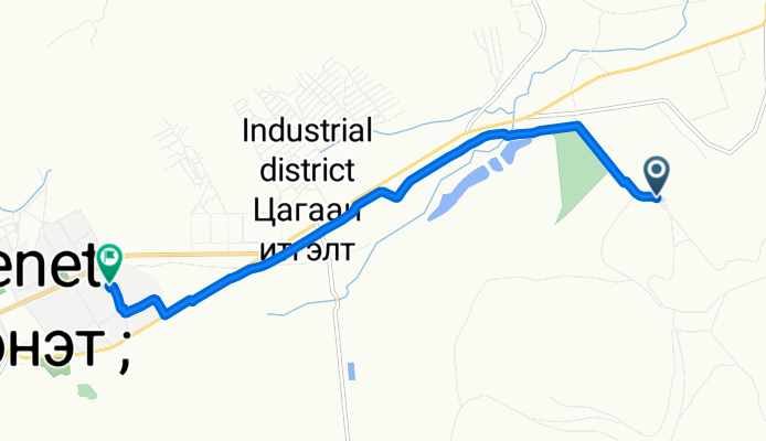 Булган аймак до Булган аймак