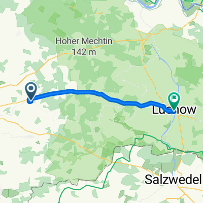 Erlenweg nach Lange Straße