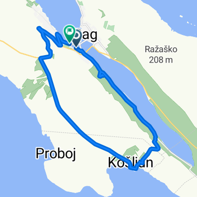 Ulica Leopolda Dorkića, Pag do Ulica Prosika, Pag