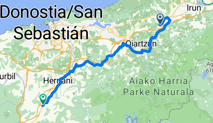 Ventas Bidea, Irun to Ergoien Auzoa, Urnieta