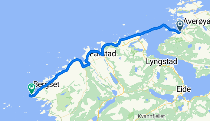 Route nach Vikavegen