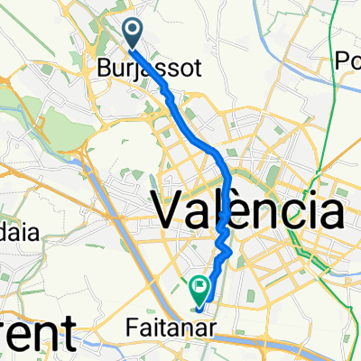 De Carrer d'Isaac Peral a Carrer de Pius IX