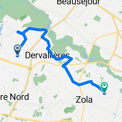 De Route Sans Nom à Rue Colette Magny