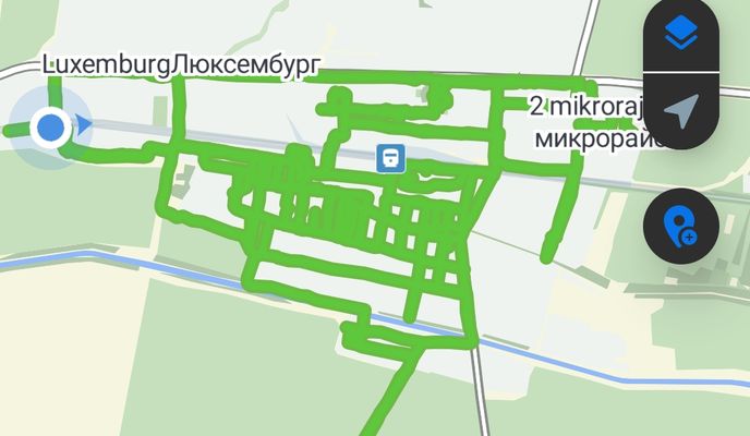 Photo 2 de l’itinéraire Bikemap « Езда по канту »