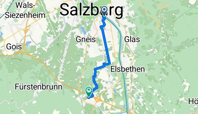 Entspannte Route
