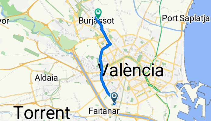 De Carrer de Pius IX a Carrer Castelló