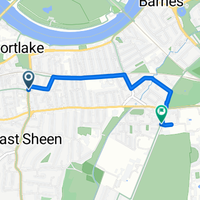 Palmers Passage, London to Woking Close, London