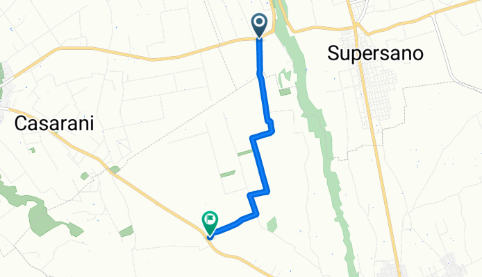 Strada Comunale Celimanno, Supersano a SP 71, Ruffano