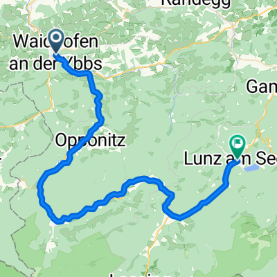 Von Waidhofen an der Ybbs bis Lunz am See