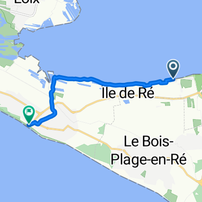 Chemin de la Galère, Saint-Martin-de-Ré nach Rue du Petit Noue, La Couarde-sur-Mer