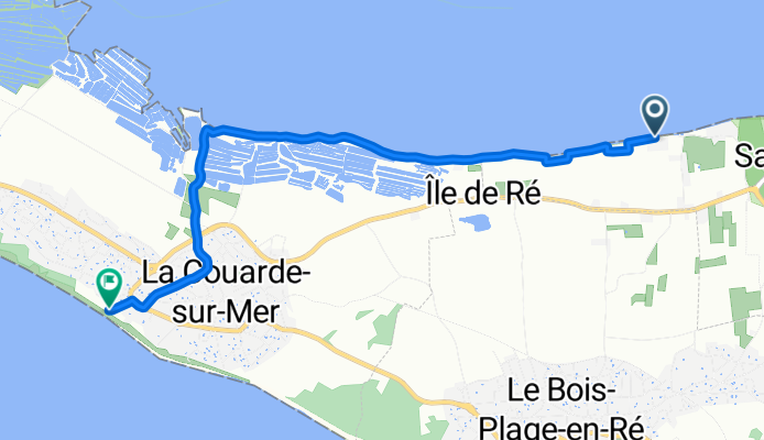 Chemin de la Galère, Saint-Martin-de-Ré nach Rue du Petit Noue, La Couarde-sur-Mer
