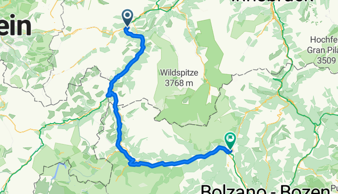 Landeck-Zams Bahnhof B nach Theaterplatz