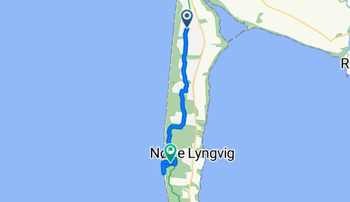 Nordsøvej, Ringkøbing nach Holmsland Klitvej, Hvide Sande