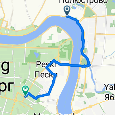Феодосийская улица, Санкт-Петербург до Суворовский проспект, Санкт-Петербург