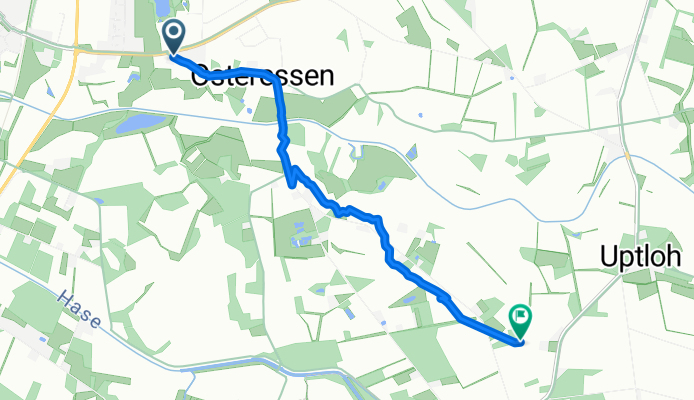 Justus-von-Liebig-Straße, Essen (Oldenburg) nach Hammoor, Essen (Oldenburg)