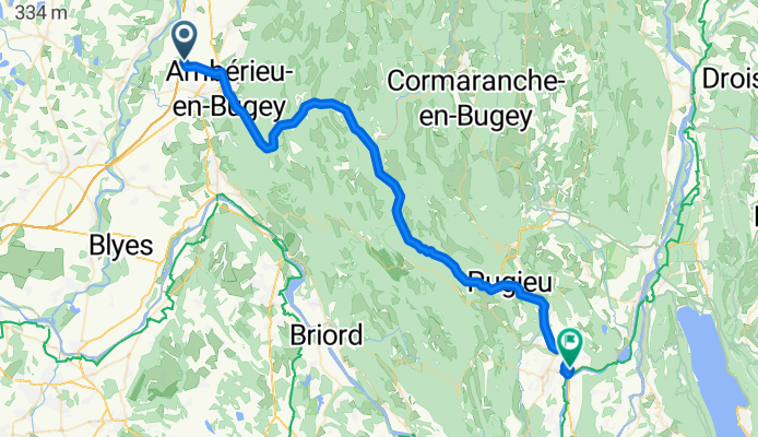 Château Gaillard to Belley