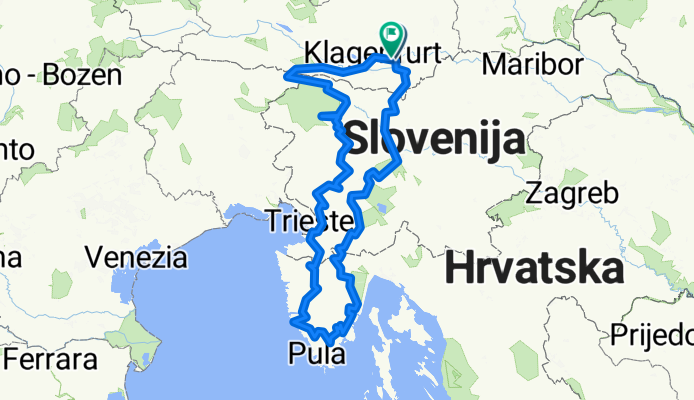 Route in Grafenstein