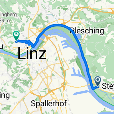 Linzer Straße nach Am Grünen Hang
