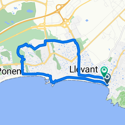 Route to Avenida del Mediterráneo