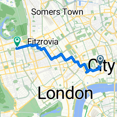 City of London, London to Nottingham Street, London