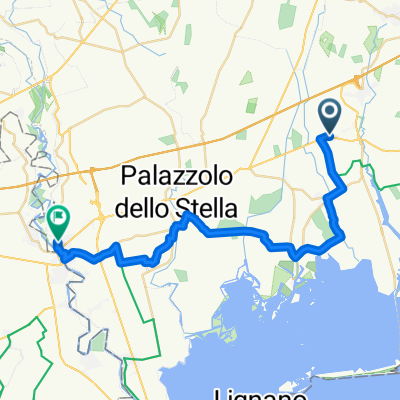 Via III Armata, San Giorgio di Nogaro to Via del Marinaio, Latisana