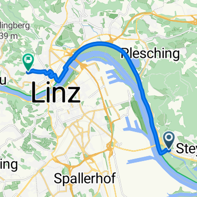 Linzer Straße nach Am Grünen Hang