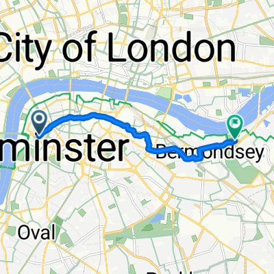 Station Approach Road, London to Albion Street, London