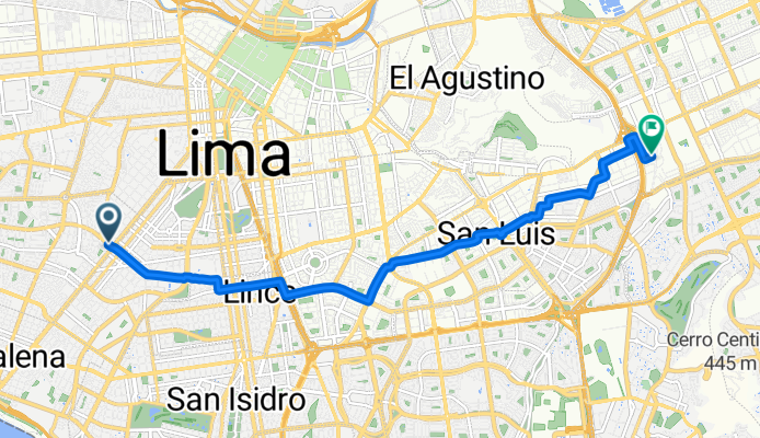 Avenida Del Rio, Lima a Departamento de Lima