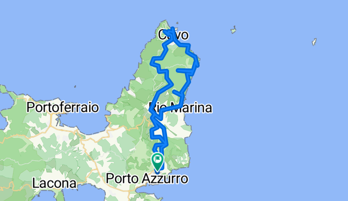 Travaglio, Porto Azzurro nach Travaglio, Porto Azz