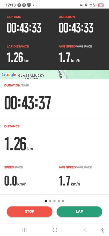 Route from Grosvenor Lodge